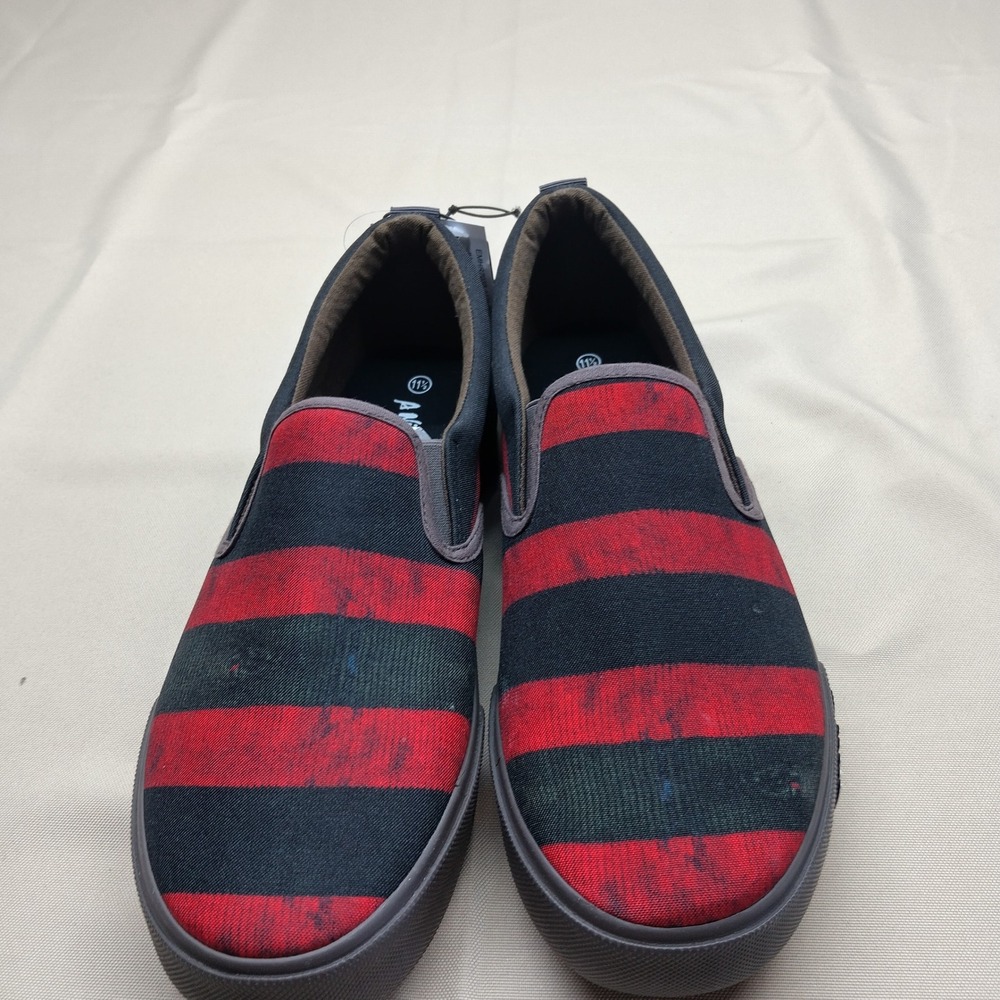Ground Up A Nightmare on Elm Street Freddy Krueger Slip On Shoes Mens 11.5 NEW